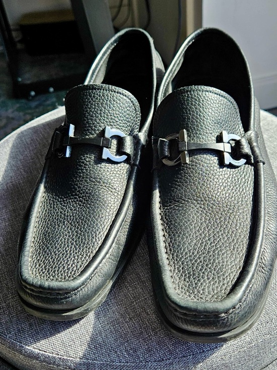 Salvatore Ferragamo Black Leather Bit Loafers main image 7